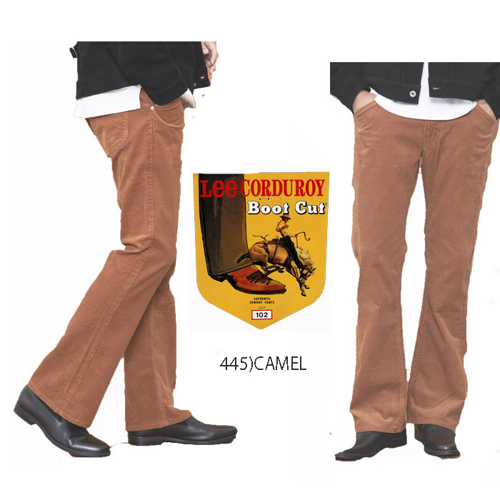 Lee 01020　ブーツカット アメリカンスタンダード ジーンズ 素材 綿100% Bootcut コーディロイ パンツ フレアー コール天 ブーツカットの画像
