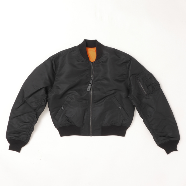Valley apparel バレイアパレル レディース VA7001 MA-1 ショートナイロンジャケット アウターの画像
