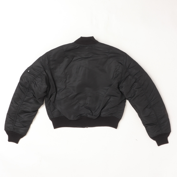 Valley apparel バレイアパレル レディース VA7001 MA-1 ショートナイロンジャケット アウターの画像