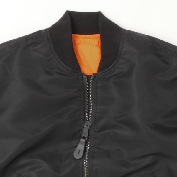 Valley apparel バレイアパレル レディース VA7001 MA-1 ショートナイロンジャケット アウターの画像