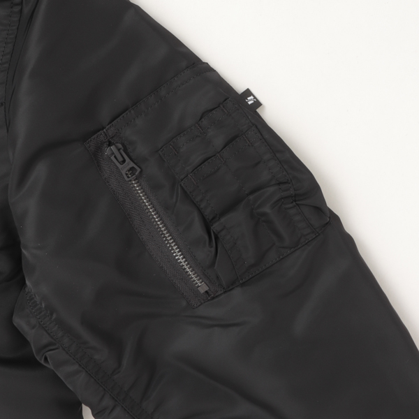 Valley apparel バレイアパレル レディース VA7001 MA-1 ショートナイロンジャケット アウターの画像