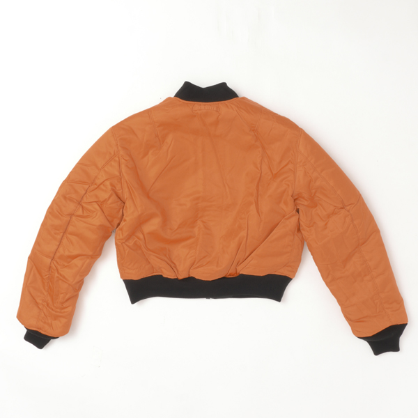 Valley apparel バレイアパレル レディース VA7001 MA-1 ショートナイロンジャケット アウターの画像