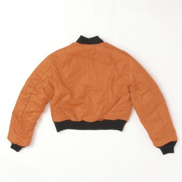 Valley apparel バレイアパレル レディース VA7001 MA-1 ショートナイロンジャケット アウターの画像