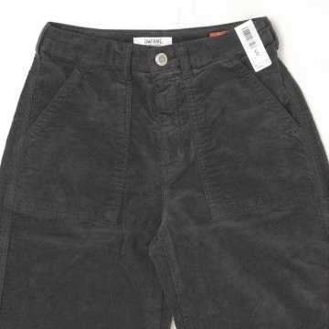 Something サムシング SW158 ワイド ベイカーパンツ コーデュロイ 裏起毛 レディース 暖 NANO FINE（ナノファイン） 日本製の画像