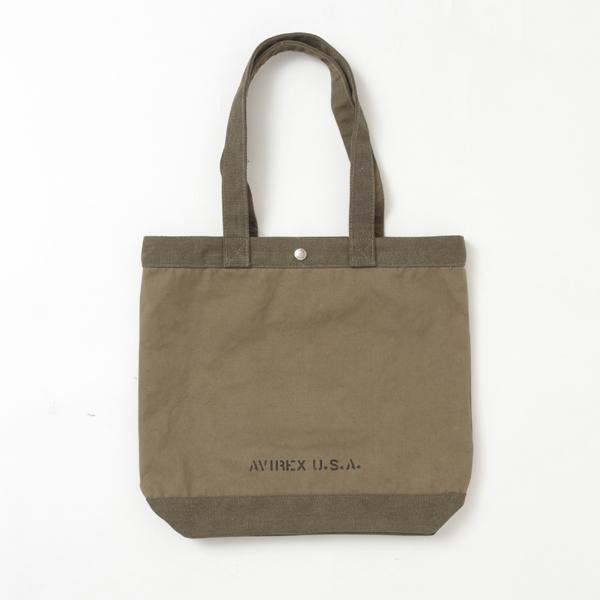AVIREX アヴィレックス  783-5276005 COATING CANVAS TOTE BAG "CHERRY POINT" コーティング キャンバス トートバッグ  チェリーポイント の画像