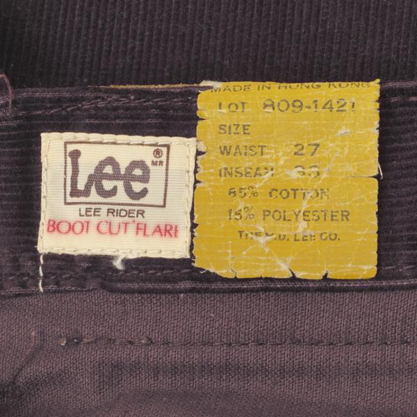 Lee　Riders Corduroy  102 ブーツカット　フレアー　コール天　ライダーズ　デッドストック　の画像