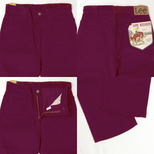 Lee　Riders Straight　Corduroy  201 ストレート　コール天　ライダーズ　デッドストック　の画像