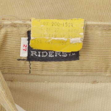 Lee　Riders Straight　Corduroy  201 ストレート　コール天　ライダーズ　デッドストック　の画像
