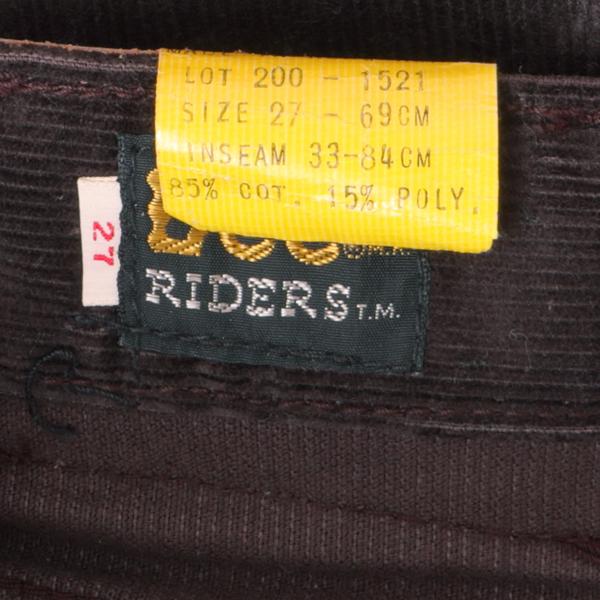 Lee　Riders Straight　Corduroy  201 ストレート　コール天　ライダーズ　デッドストック　の画像