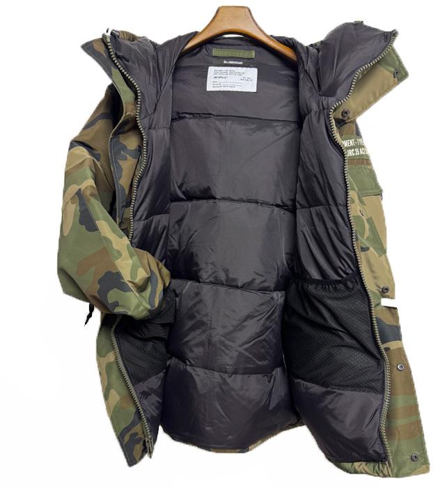 AVIREX アビレックス カスタム　ダウンジャケット　ミリタリジャケット　783-5253003 TYPE Down Jacket ECWCS　ブルゾン　暖　冬物　パーカー　羽毛　コートの画像