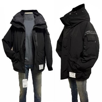 AVIREX アビレックス カスタム　ダウンジャケット　ミリタリジャケット　783-5253003 TYPE Down Jacket ECWCS　ブルゾン　暖　冬物　パーカー　羽毛　コートの画像