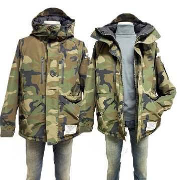 AVIREX アビレックス カスタム　ダウンジャケット　ミリタリジャケット　783-5253003 TYPE Down Jacket ECWCS　ブルゾン　暖　冬物　パーカー　羽毛　コートの画像
