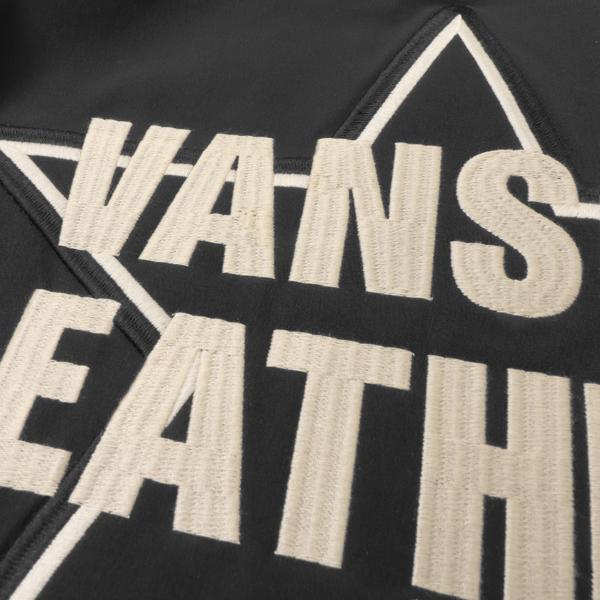 VANSON バンソン ボンディング　ジップパーカー ジャケット　ブルゾン 刺繍 バイカー アメカジ ストリート 防風、撥水、保温　3機能の画像