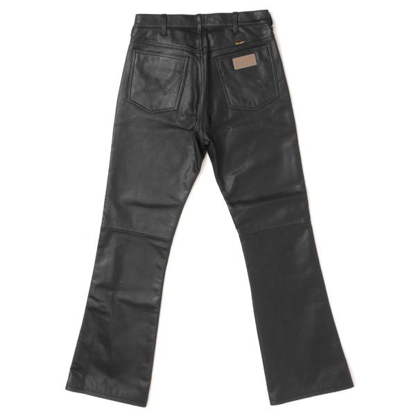 Wrangler ラングラー 77MWZ Boot Cut レザーブーツカット WM0077 LEATHER　BOOT CUT やぎ革 ゴートレザー ツイスト ロック の画像