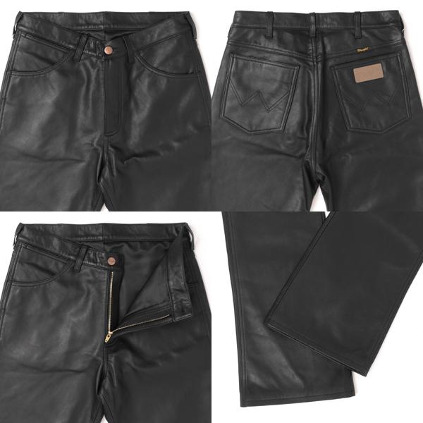 Wrangler ラングラー 77MWZ Boot Cut レザーブーツカット WM0077 LEATHER　BOOT CUT やぎ革 ゴートレザー ツイスト ロック の画像