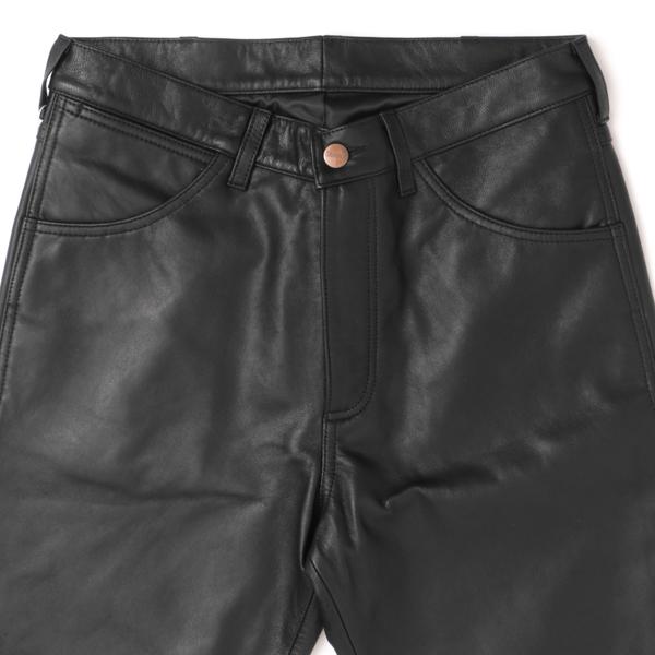 Wrangler ラングラー 77MWZ Boot Cut レザーブーツカット WM0077 LEATHER　BOOT CUT やぎ革 ゴートレザー ツイスト ロック の画像