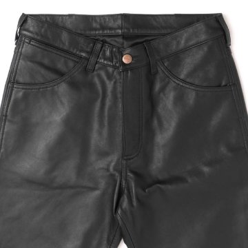Wrangler ラングラー 77MWZ Boot Cut レザーブーツカット WM0077 LEATHER　BOOT CUT やぎ革 ゴートレザー ツイスト ロック の画像