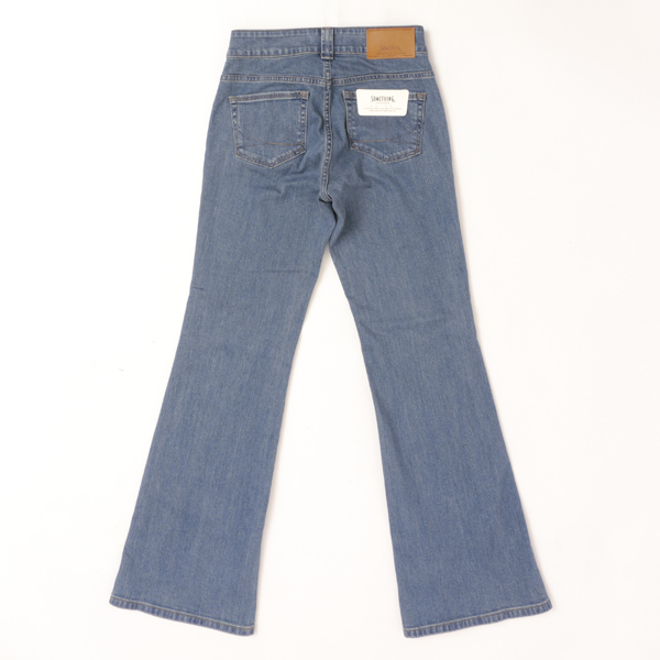 Something サムシング SKY318 LISA BUSH FLARE フレアー パンツ レディース ジーンズ ブッシュパンツの画像