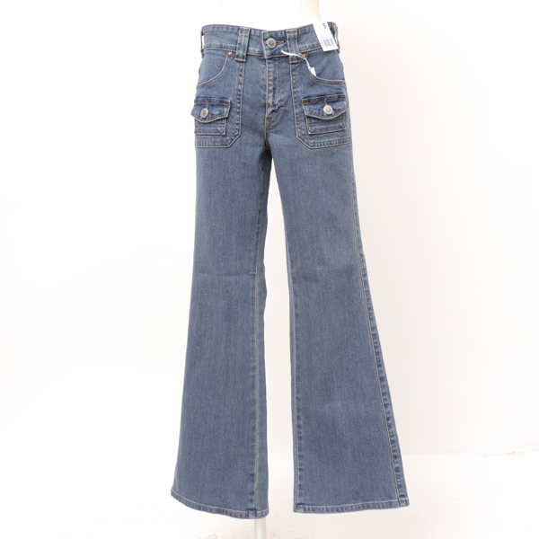 Something サムシング SKY318 LISA BUSH FLARE フレアー パンツ レディース ジーンズ ブッシュパンツの画像
