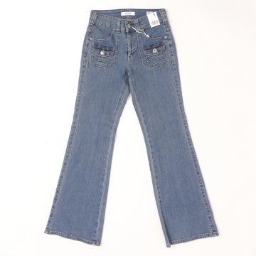 Something サムシング SKY318 LISA BUSH FLARE フレアー パンツ レディース ジーンズ ブッシュパンツの画像