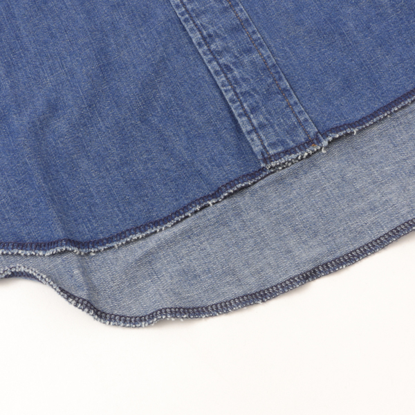 Wrangler ラングラー WM1027 デニムウエスタンシャツ 127WM ユーズド ユニセックス トップス の画像