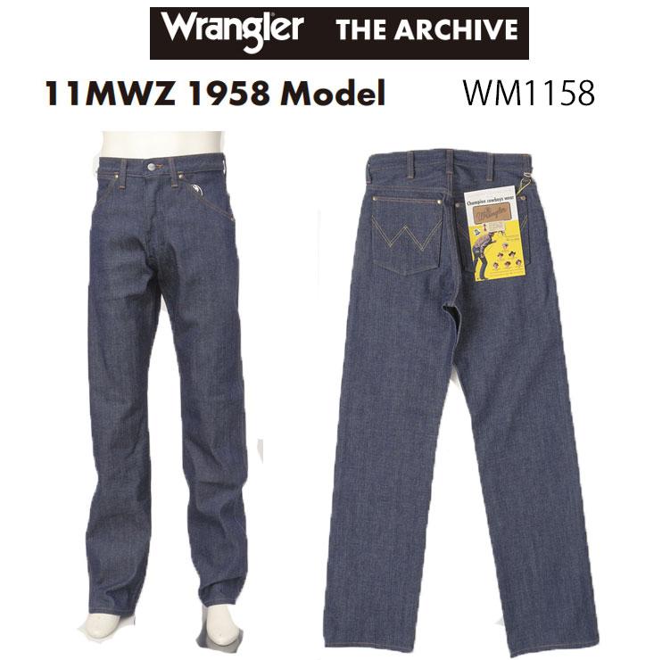 Wrangler ラングラー WM1158 11MWZ1958 Model 189)Rigid Zipper Fly Left Hand Sevedge Denimの画像