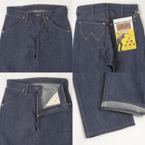 Wrangler ラングラー WM1158 11MWZ1958 Model 189)Rigid Zipper Fly Left Hand Sevedge Denimの画像