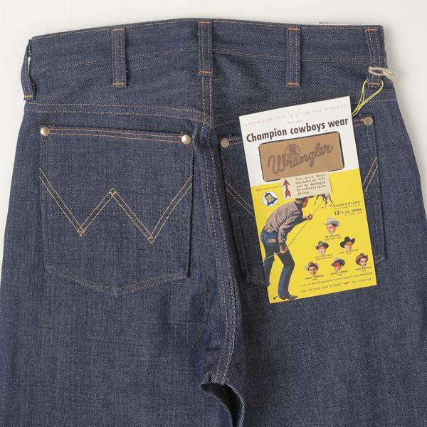 Wrangler ラングラー WM1158 11MWZ1958 Model 189)Rigid Zipper Fly Left Hand Sevedge Denimの画像