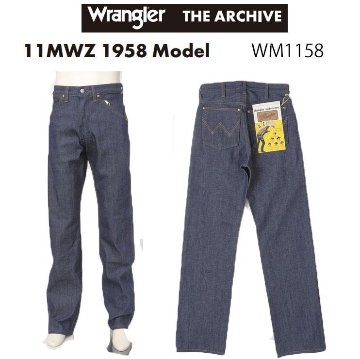 Wrangler ラングラー WM1158 11MWZ1958 Model 189)Rigid Zipper Fly Left Hand Sevedge Denimの画像