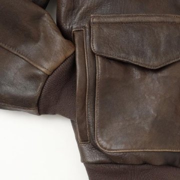 AVIREX アビレックス A-2 50周年モデル 783-5950007 50th Aアニバーサリー 牛革 レザージャケットブルゾン　の画像