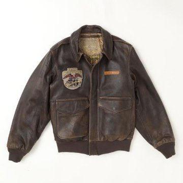 AVIREX アビレックス A-2 50周年モデル 783-5950007 50th Aアニバーサリー 牛革 レザージャケットブルゾン　の画像