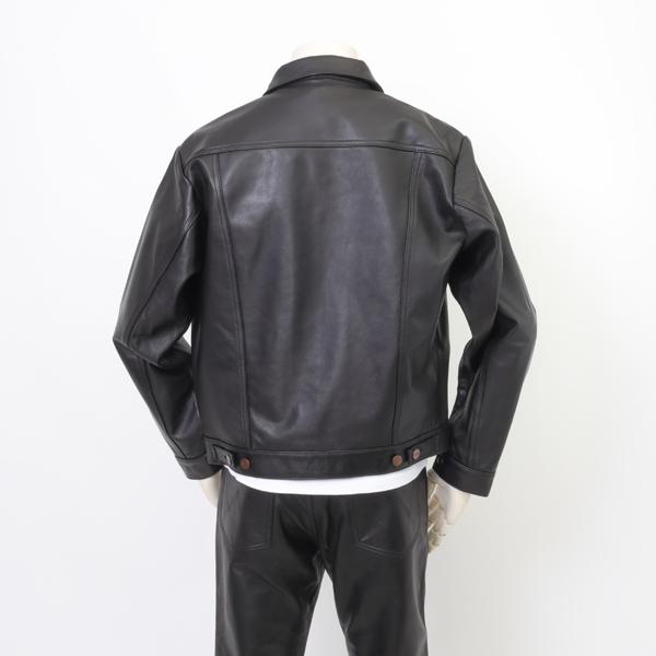 ラングラー Ｗrangler WM4024 ジップフル オープン ヤギ革　ゴートレザージャケット 775）ブラック の画像