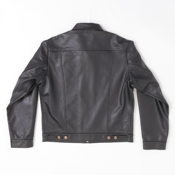 ラングラー Ｗrangler WM4024 ジップフル オープン ヤギ革　ゴートレザージャケット 775）ブラック の画像