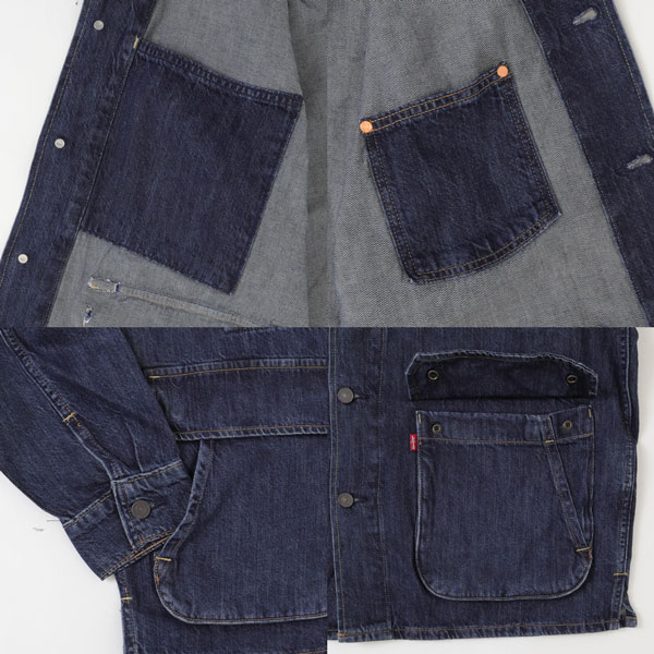 Levi's リーバイス 005AG-0000 デニム エンジニア ジャケット Gジャン 大き目 インディゴ メンズ アウター の画像
