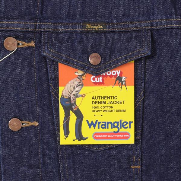 ラングラー Ｗrangler  WM1045 トラカージャケット US ORIGINAL 4 ICONS 300）ワンウォッシュ レギュラーフィット Gジャン デニムジャケット の画像