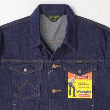 ラングラー Ｗrangler  WM1045 トラカージャケット US ORIGINAL 4 ICONS 300）ワンウォッシュ レギュラーフィット Gジャン デニムジャケット の画像