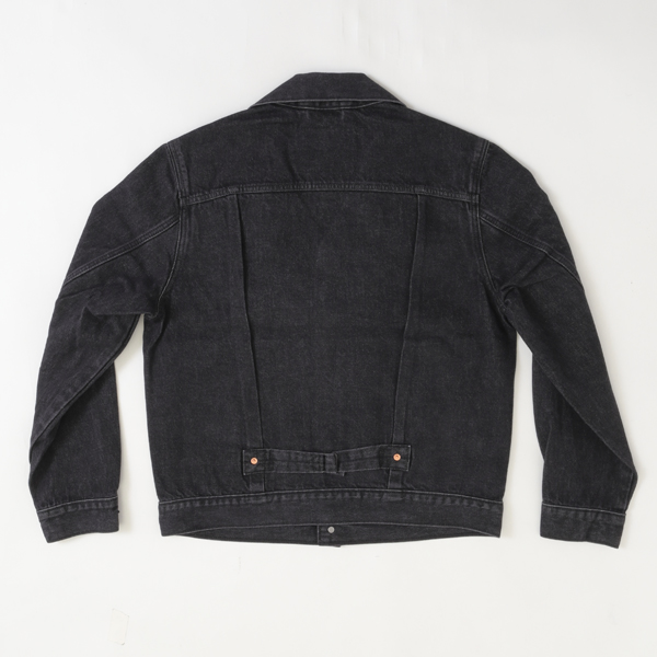 Levi's リーバイス 007X8-0000 TYPE 1 TRACKER JACKET SELVEGE  タイプ1 セルビッチ ジャケット アウター Gジャン ブラック 綿100％の画像