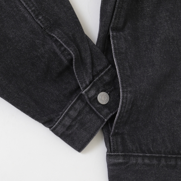 Levi's リーバイス 007X8-0000 TYPE 1 TRACKER JACKET SELVEGE  タイプ1 セルビッチ ジャケット アウター Gジャン ブラック 綿100％の画像