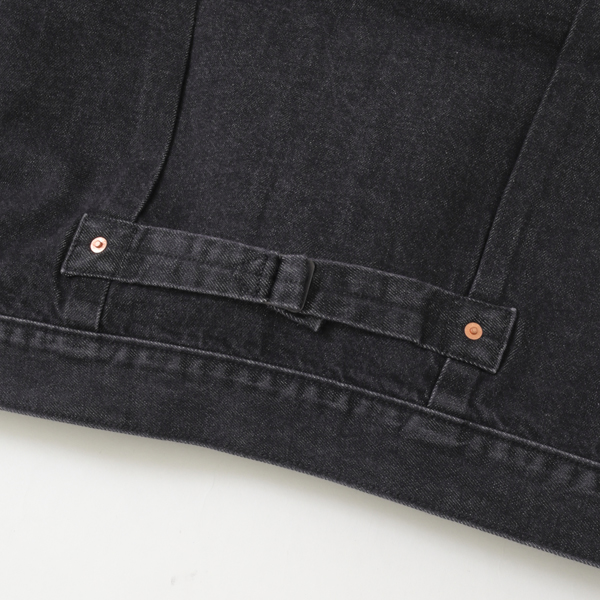 Levi's リーバイス 007X8-0000 TYPE 1 TRACKER JACKET SELVEGE  タイプ1 セルビッチ ジャケット アウター Gジャン ブラック 綿100％の画像