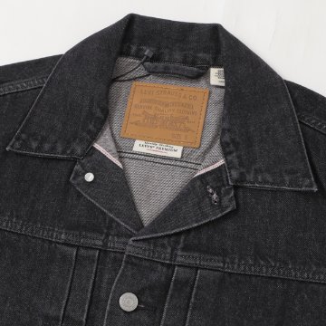 Levi's リーバイス 007X8-0000 TYPE 1 TRACKER JACKET SELVEGE  タイプ1 セルビッチ ジャケット アウター Gジャン ブラック 綿100％の画像