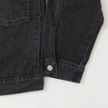 Levi's リーバイス 007X8-0000 TYPE 1 TRACKER JACKET SELVEGE  タイプ1 セルビッチ ジャケット アウター Gジャン ブラック 綿100％の画像