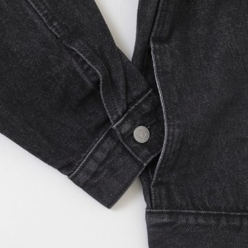Levi's リーバイス 007X8-0000 TYPE 1 TRACKER JACKET SELVEGE  タイプ1 セルビッチ ジャケット アウター Gジャン ブラック 綿100％の画像