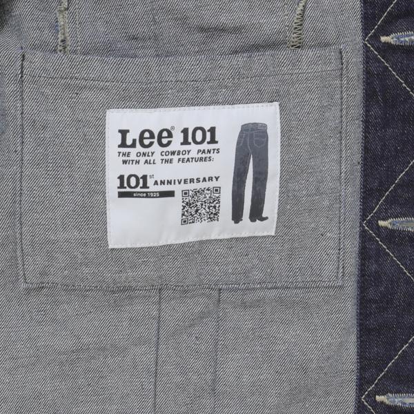 Lee 101J 101 ANNIVERSARY RIDRS 101-J LM1025  100)One wash Gジャン　デニムジャケト　ライダース　の画像