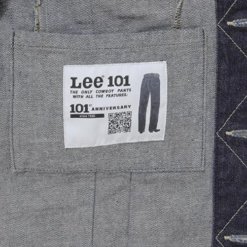 Lee 101J 101 ANNIVERSARY RIDRS 101-J LM1025  100)One wash Gジャン　デニムジャケト　ライダース　の画像