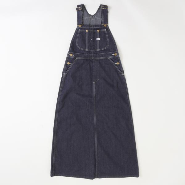 Miss Lee ミスリー　Leeレディース LL6296 OVERALL SKERT オーバーオールスカート ジャンバースカート 100）インディゴブルージェルトデニムの画像