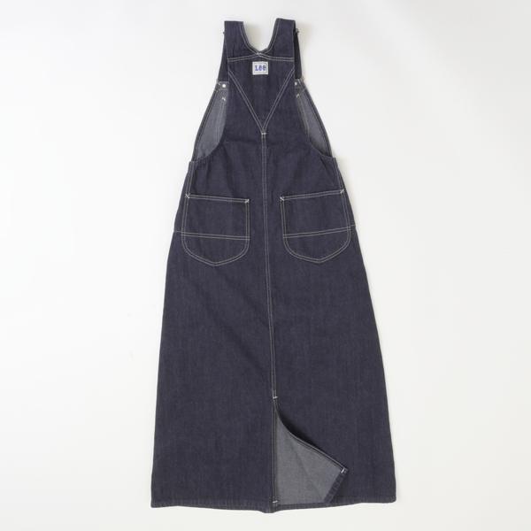 Miss Lee ミスリー　Leeレディース LL6296 OVERALL SKERT オーバーオールスカート ジャンバースカート 100）インディゴブルージェルトデニムの画像