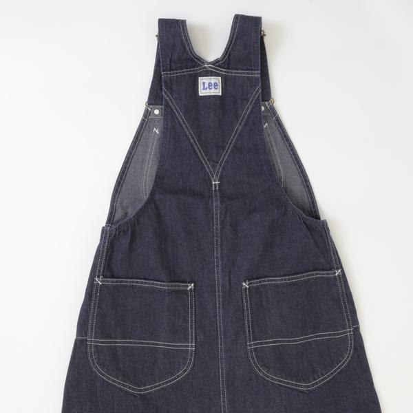 Miss Lee ミスリー　Leeレディース LL6296 OVERALL SKERT オーバーオールスカート ジャンバースカート 100）インディゴブルージェルトデニムの画像