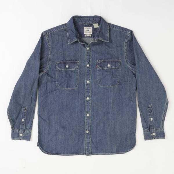 LEVI'S リーバイス　JACKSON ワーカーシャツ 19573-02 デニムシャツ オーバーシャツ リラックスシルエット ユーティリティポケット の画像