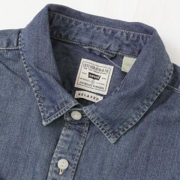 LEVI'S リーバイス　JACKSON ワーカーシャツ 19573-02 デニムシャツ オーバーシャツ リラックスシルエット ユーティリティポケット の画像