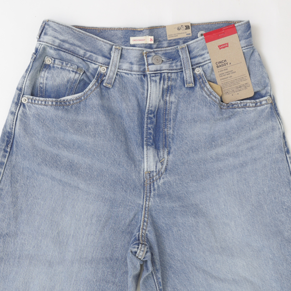 Lady Levi's  001UP-00 CINCH BAGGY バギー レディース ジーンズ ハイライズ  アジャスタ― の画像
